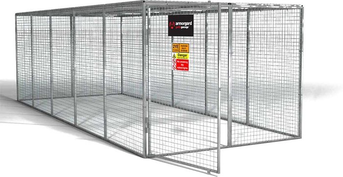 Tooled Up | Armorgard Armorgard Gorilla Bolt Together Gas Cylinder Storage Cage 2400mm 6000mm 1800mm Armorgard Armorgard Gorilla Bolt Together Gas Cylinder Storage Cage 2400mm 6000mm 1800mm