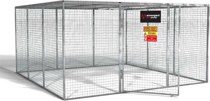 Tooled Up | Armorgard Armorgard Gorilla Bolt Together Gas Cylinder Storage Cage 3600mm 3600mm 1800mm Armorgard Armorgard Gorilla Bolt Together Gas Cylinder Storage Cage 3600mm 3600mm 1800mm