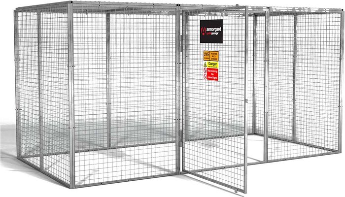 Tooled Up | Armorgard Armorgard Gorilla Bolt Together Gas Cylinder Storage Cage 3600mm 1800mm 1800mm Armorgard Armorgard Gorilla Bolt Together Gas Cylinder Storage Cage 3600mm 1800mm 1800mm