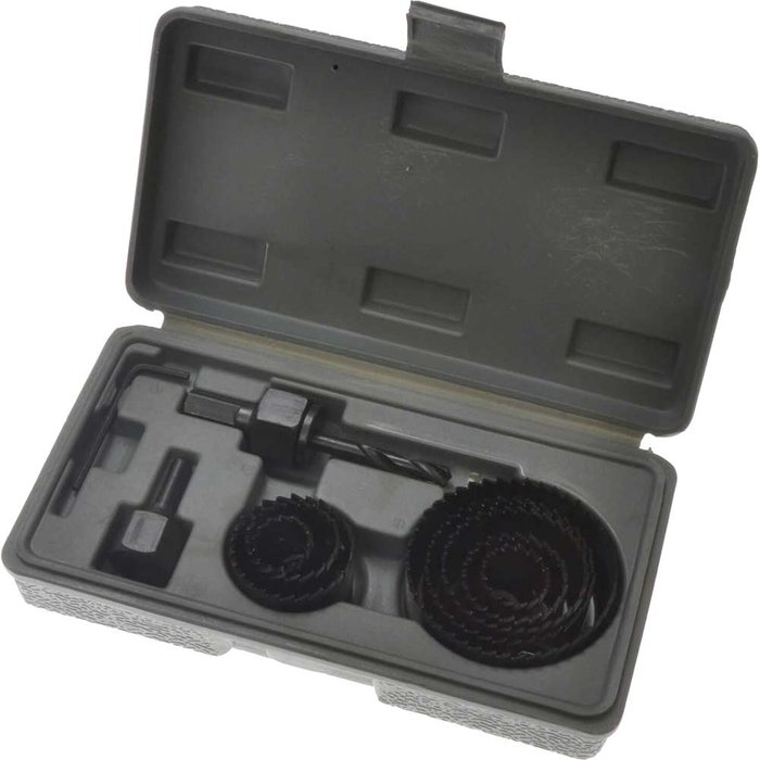 Tooled Up | Blue Spot BlueSpot 11 Piece Multi Hole Saw Set Blue Spot BlueSpot 11 Piece Multi Hole Saw Set