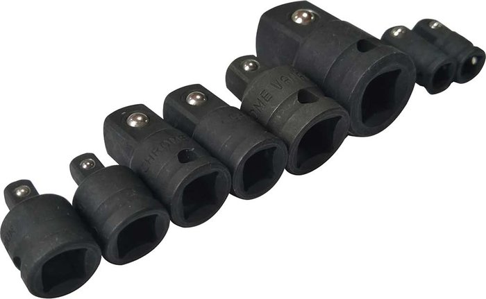Tooled Up | Blue Spot BlueSpot 8 Piece Combination Drive Impact Socket Adaptor Set Combination Blue Spot BlueSpot 8 Piece Combination Drive Impact Socket Adaptor Set Combination