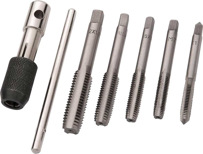 Tooled Up | Blue Spot BlueSpot 6 Piece M6 - M12 Tap Set Blue Spot BlueSpot 6 Piece M6 - M12 Tap Set
