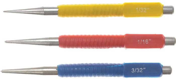 Tooled Up | Blue Spot BlueSpot 3 Piece Centre Punch Set Blue Spot BlueSpot 3 Piece Centre Punch Set
