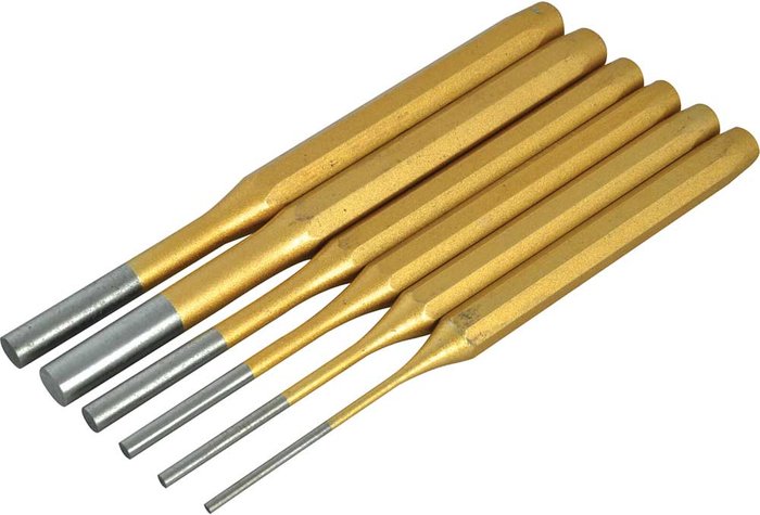 Tooled Up | Blue Spot BlueSpot 6 Piece Pin Punch Set Blue Spot BlueSpot 6 Piece Pin Punch Set
