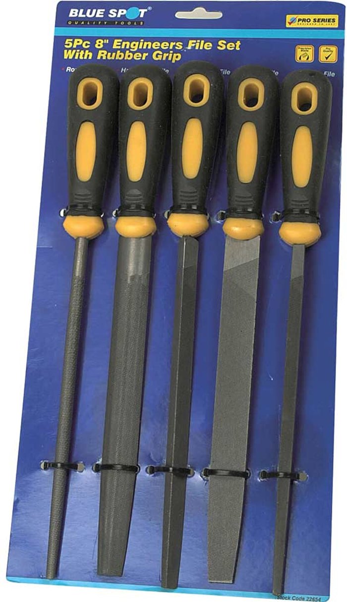 Tooled Up | Blue Spot BlueSpot 5 Piece Handled File Set 8 Blue Spot BlueSpot 5 Piece Handled File Set 8