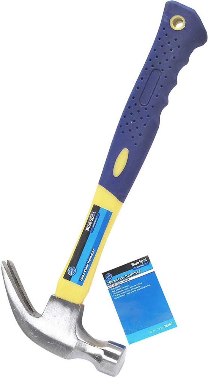 Tooled Up | Blue Spot BlueSpot Claw Hammer 560g Blue Spot BlueSpot Claw Hammer 560g