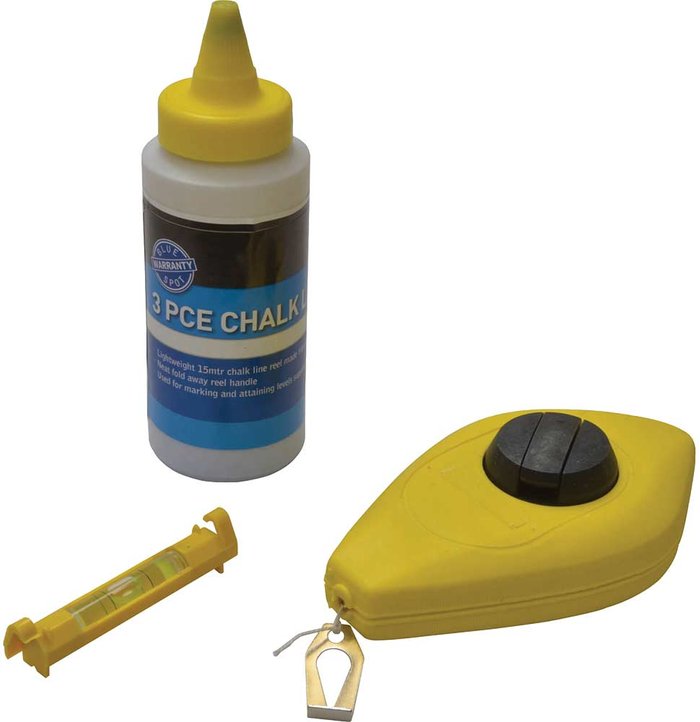 Tooled Up | Blue Spot BlueSpot 3 Piece Chalk Line Set Blue Spot BlueSpot 3 Piece Chalk Line Set