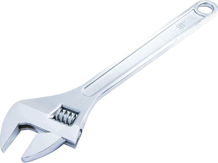 Tooled Up | Blue Spot BlueSpot Extra Long Handle Adjustable Spanner 450mm Blue Spot BlueSpot Extra Long Handle Adjustable Spanner 450mm