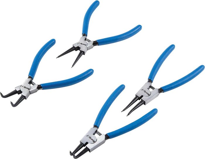 Tooled Up | Blue Spot BlueSpot 4 Piece Circlip Pliers Set Blue Spot BlueSpot 4 Piece Circlip Pliers Set