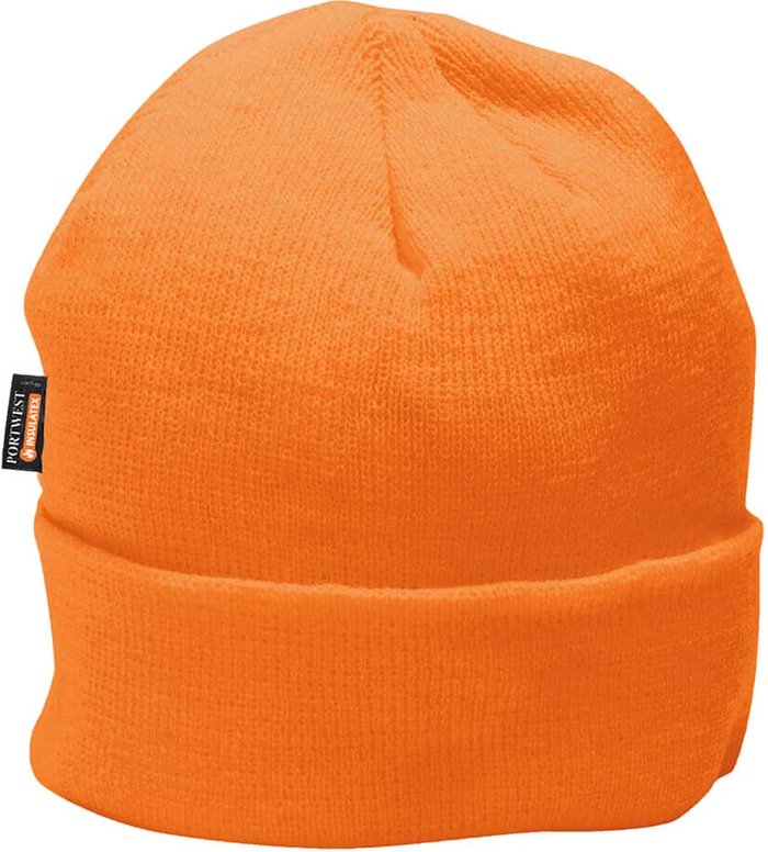 Tooled Up | Portwest Portwest Insulatex Lined Knit Hat Orange One Size Portwest Portwest Insulatex Lined Knit Hat Orange One Size