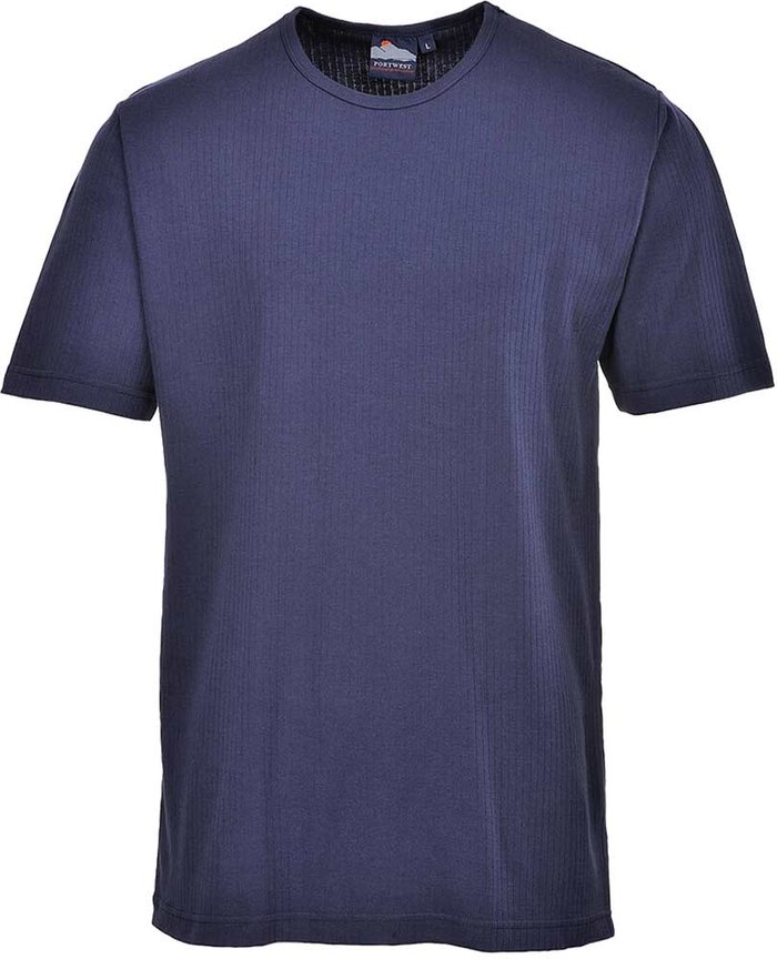 Tooled Up | Portwest Portwest Thermal Short Sleeve T Shirt Navy S Portwest Portwest Thermal Short Sleeve T Shirt Navy S