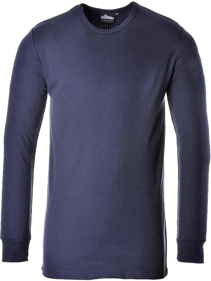 Tooled Up | Portwest Portwest Thermal Long Sleeve T Shirt Navy 2XL Portwest Portwest Thermal Long Sleeve T Shirt Navy 2XL