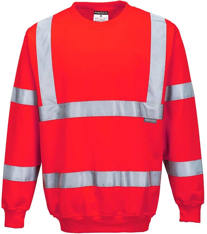 Tooled Up | Portwest Portwest Class 3 Hi Vis Jumper Red S Portwest Portwest Class 3 Hi Vis Jumper Red S