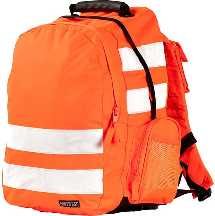 Tooled Up | Portwest Portwest Hi Vis Rucksack Orange Portwest Portwest Hi Vis Rucksack Orange