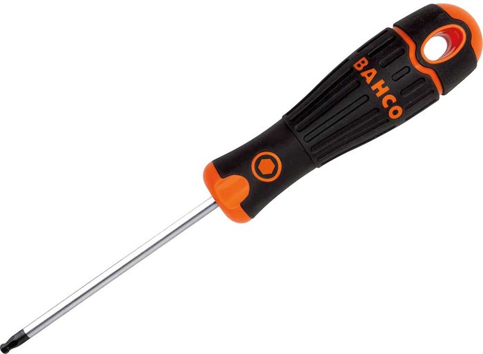 Tooled Up | Bahco Bahco Ball End Hexagon Screwdriver 4mm 100mm Bahco Bahco Ball End Hexagon Screwdriver 4mm 100mm
