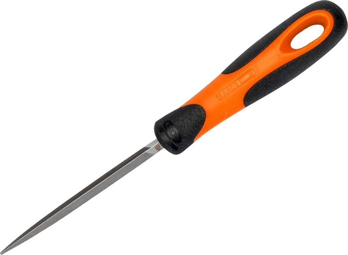 Tooled Up | Bahco Bahco Ergo Hand Three Square File 8 Bahco Bahco Ergo Hand Three Square File 8