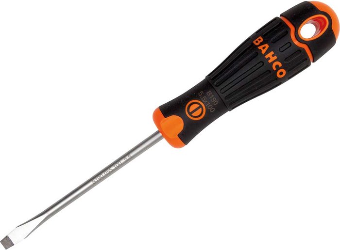 Tooled Up | Bahco Bahco COFIT Flared Slotted Screwdriver 4mm 100mm Bahco Bahco COFIT Flared Slotted Screwdriver 4mm 100mm