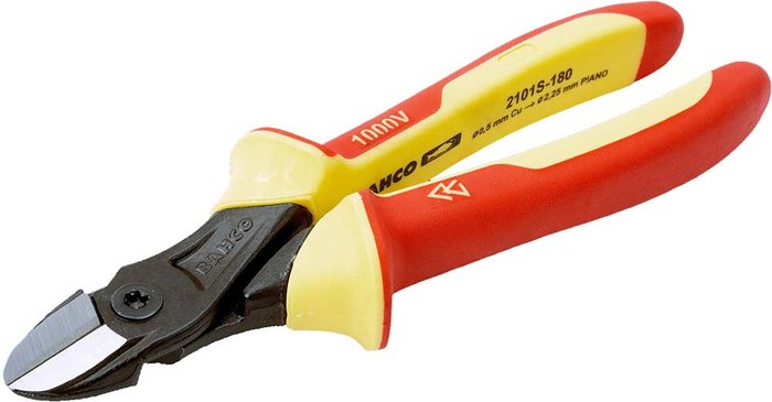 Tooled Up | Bahco Bahco 2101S Ergo Insulated Side Cutting Pliers 200mm Bahco Bahco 2101S Ergo Insulated Side Cutting Pliers 200mm