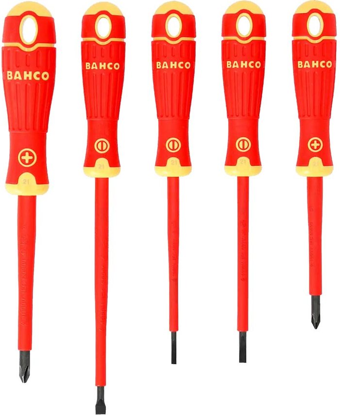 Tooled Up | Bahco Bahco 5 Piece Insulated VDE Screwdriver Set Bahco Bahco 5 Piece Insulated VDE Screwdriver Set