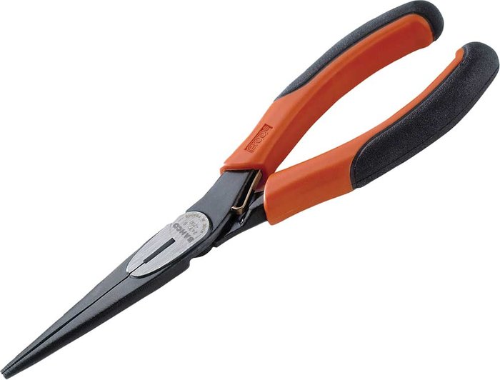Tooled Up | Bahco Bahco 2430G Long Nose Ergo Handle Pliers 200mm Bahco Bahco 2430G Long Nose Ergo Handle Pliers 200mm