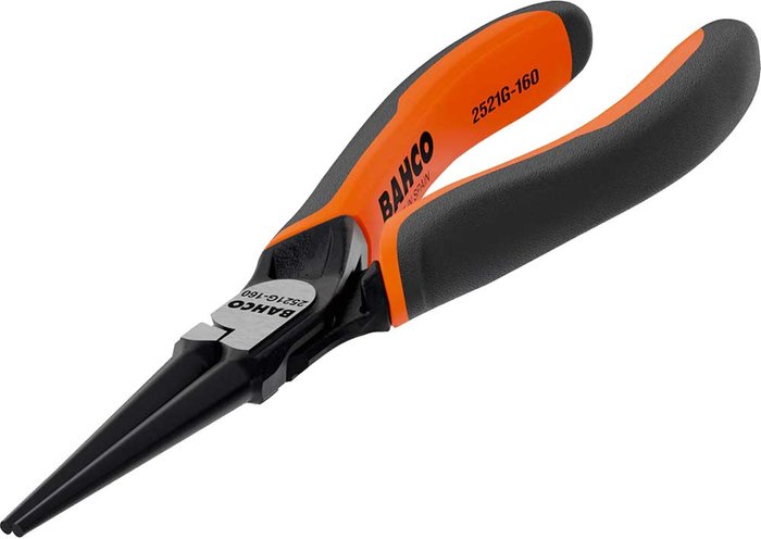 Tooled Up | Bahco Bahco 2521G Round Nose Ergo Handle Pliers 140mm Bahco Bahco 2521G Round Nose Ergo Handle Pliers 140mm