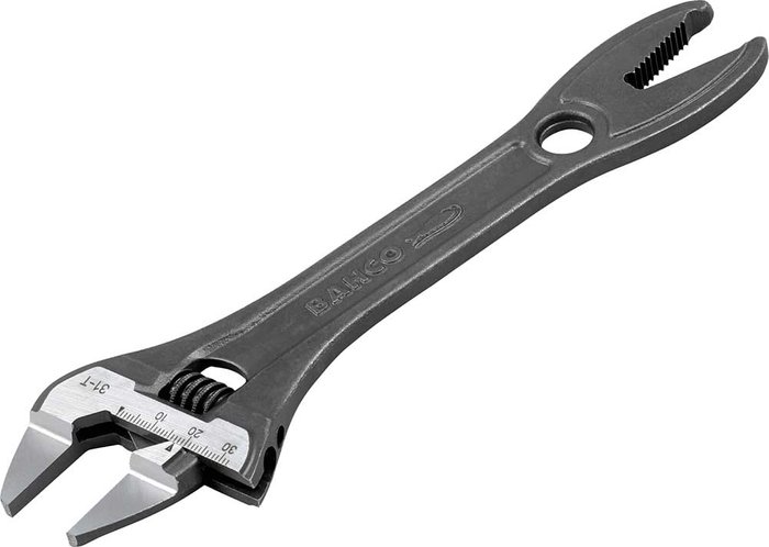 Tooled Up | Bahco Bahco 31-T Thin Jaw Adjustable Spanner and Pipe Jaws 200mm Bahco Bahco 31-T Thin Jaw Adjustable Spanner and Pipe Jaws 200mm
