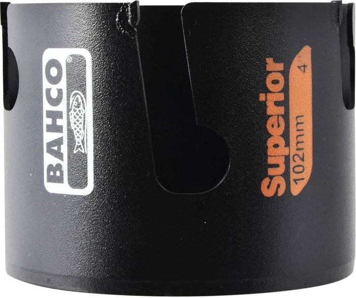 Tooled Up | Bahco Bahco Superior Carbide Tip Multi Construction Hole Saw 102mm Bahco Bahco Superior Carbide Tip Multi Construction Hole Saw 102mm