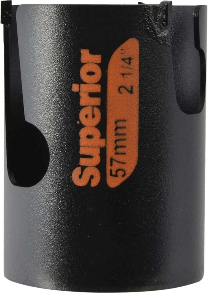 Tooled Up | Bahco Bahco Superior Carbide Tip Multi Construction Hole Saw 57mm Bahco Bahco Superior Carbide Tip Multi Construction Hole Saw 57mm