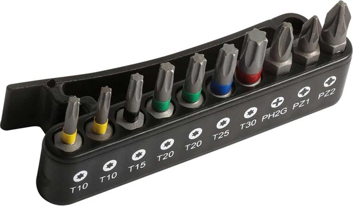 Tooled Up | Bahco Bahco 10 Piece Torx, Phillips and Pozi Screwdriver Bit Set Bahco Bahco 10 Piece Torx, Phillips and Pozi Screwdriver Bit Set