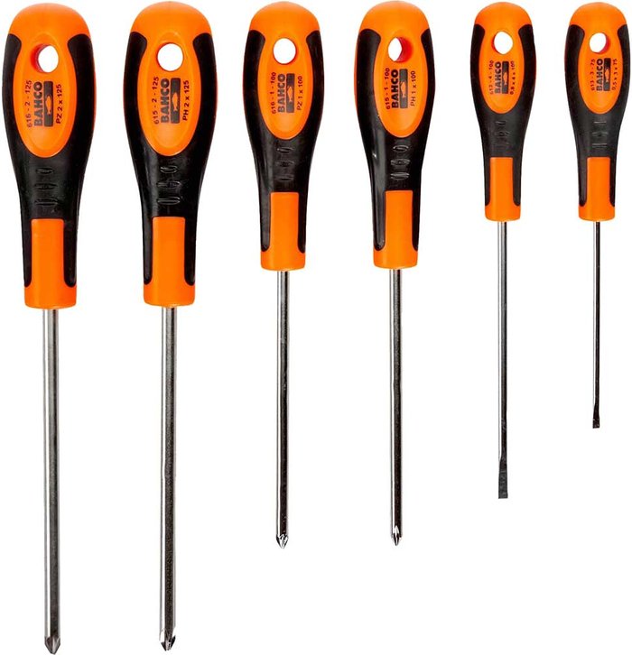 Tooled Up | Bahco Bahco 6 Piece Screwdriver Set Bahco Bahco 6 Piece Screwdriver Set