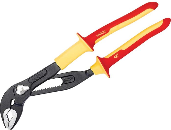 Tooled Up | Bahco Bahco VDE Insulated Water Pump Pliers 250mm Bahco Bahco VDE Insulated Water Pump Pliers 250mm