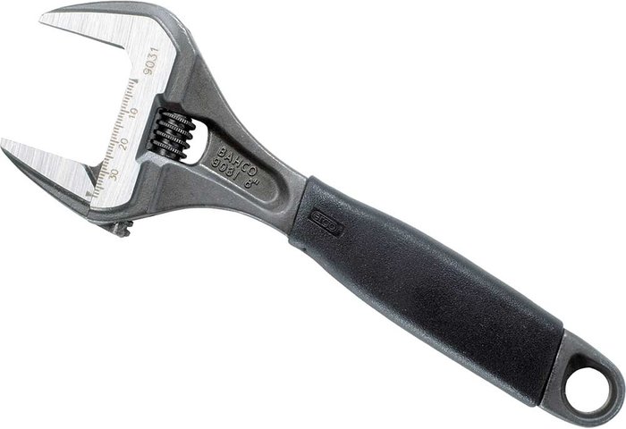 Tooled Up | Bahco Bahco Adjustable Wrench 8In 38Mm Cap Bahco Bahco Adjustable Wrench 8In 38Mm Cap