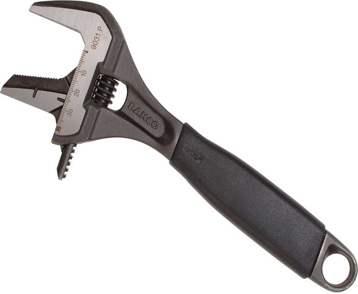 Tooled Up | Bahco Bahco 90 Series Adjustable Spanner Reversible Wide Jaw 200mm Bahco Bahco 90 Series Adjustable Spanner Reversible Wide Jaw 200mm
