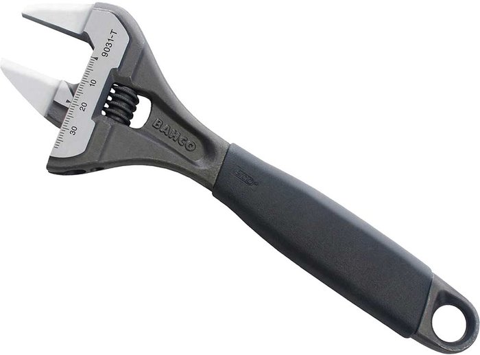 Tooled Up | Bahco Bahco Slim Jaw Adjustable Wrench 8In Bahco Bahco Slim Jaw Adjustable Wrench 8In