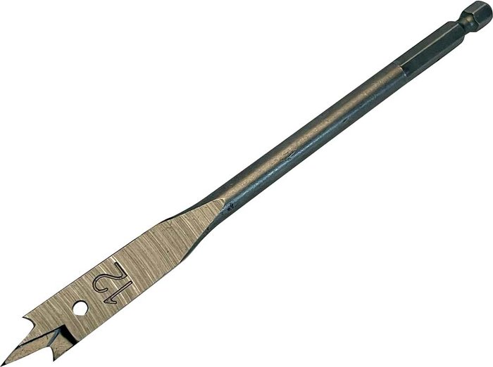 Tooled Up | Bahco Bahco 9629 Hex Shank Flat Wood Drill Bit 12mm 75mm 152mm Bahco Bahco 9629 Hex Shank Flat Wood Drill Bit 12mm 75mm 152mm