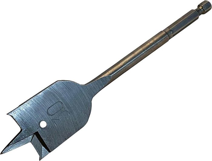 Tooled Up | Bahco Bahco 9629 Hex Shank Flat Wood Drill Bit 30mm 75mm 152mm Bahco Bahco 9629 Hex Shank Flat Wood Drill Bit 30mm 75mm 152mm