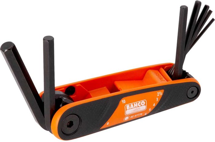 Tooled Up | Bahco Bahco 7 Piece Folding Hexagon Allen Key Set Metric Bahco Bahco 7 Piece Folding Hexagon Allen Key Set Metric