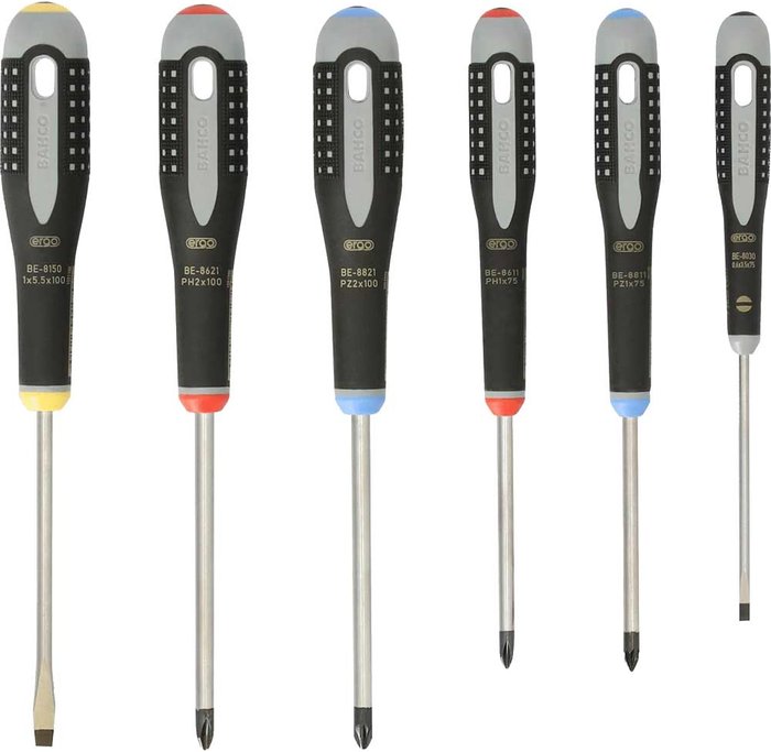 Tooled Up | Bahco Bahco 6 Piece Screwdriver Set Bahco Bahco 6 Piece Screwdriver Set