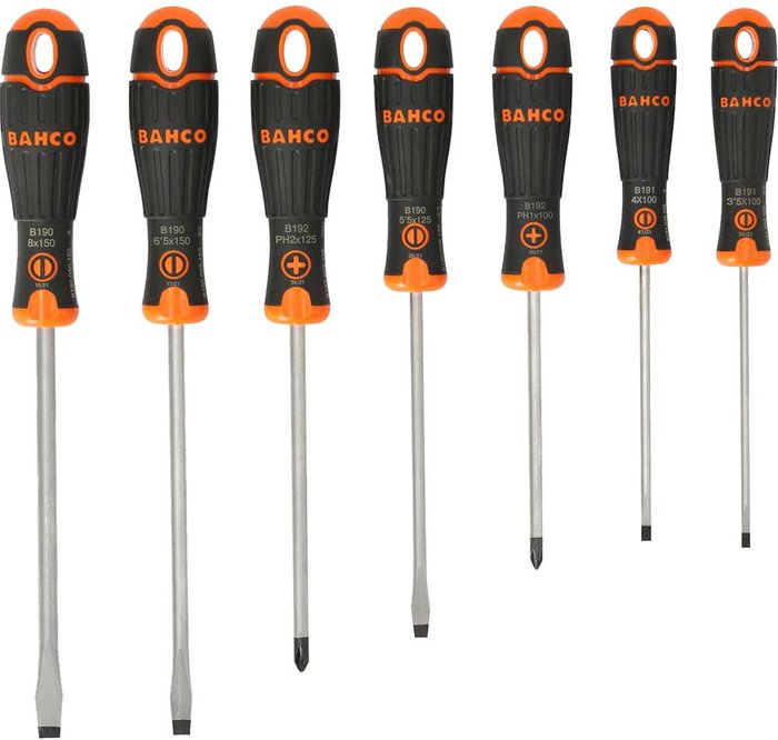 Tooled Up | Bahco Bahco 7 Piece Screwdriver Set Bahco Bahco 7 Piece Screwdriver Set