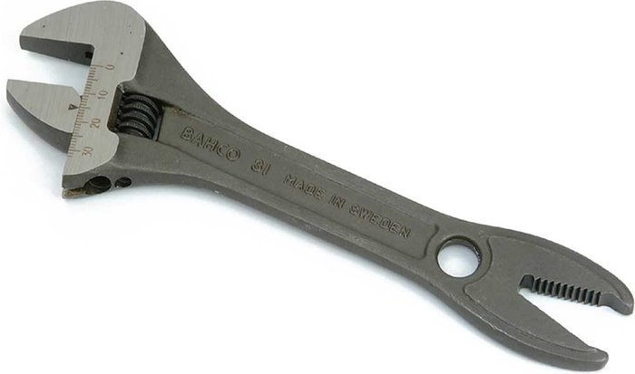 Tooled Up | Bahco Bahco 31 Series Adjustable Spanner 200mm Bahco Bahco 31 Series Adjustable Spanner 200mm