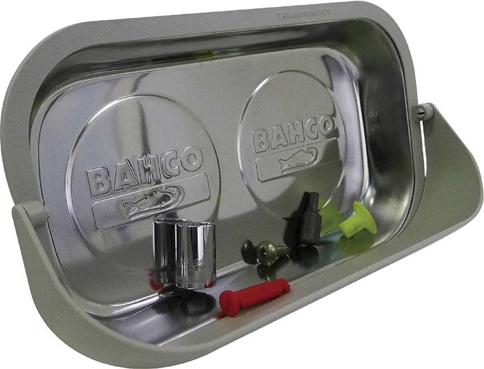 Tooled Up | Bahco Bahco Stainless Steel Magnetic Rectangular Parts Tray Bahco Bahco Stainless Steel Magnetic Rectangular Parts Tray