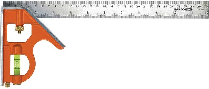 Tooled Up | Bahco Bahco Combination Square 300Mm Bahco Bahco Combination Square 300Mm