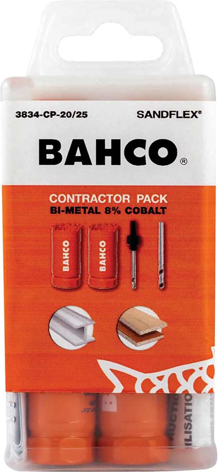 Tooled Up | Bahco Bahco 11 Piece Contractors Bi-Metal Hole Saw Set Bahco Bahco 11 Piece Contractors Bi-Metal Hole Saw Set