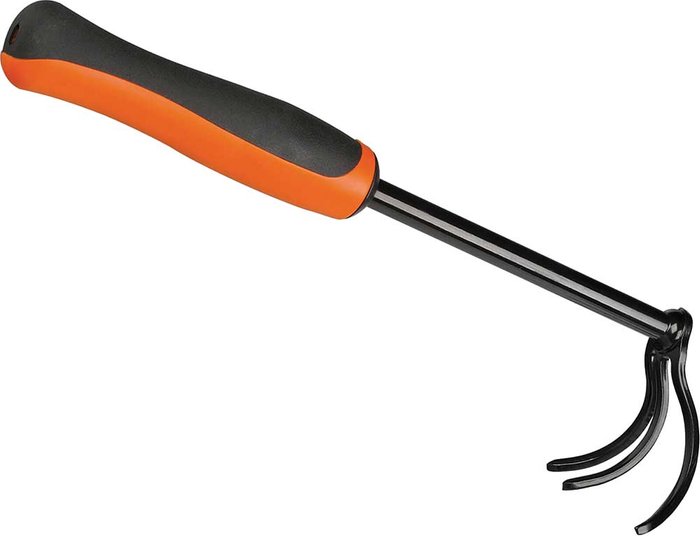 Tooled Up | Bahco Bahco P264 Small Softgrip Hand 3 Prong Cultivator Bahco Bahco P264 Small Softgrip Hand 3 Prong Cultivator
