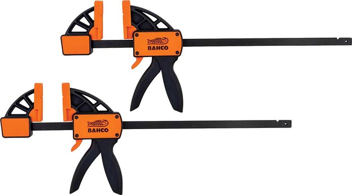 Tooled Up | Bahco Bahco High Resistance Quick Clamp Pack of 2 150mm 50mm Bahco Bahco High Resistance Quick Clamp Pack of 2 150mm 50mm