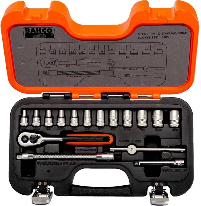 Tooled Up | Bahco Bahco 16 Piece 1/4 Bahco Bahco 16 Piece 1/4