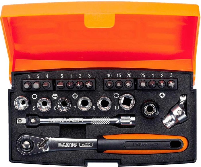 Tooled Up | Bahco Bahco 24 Piece 1/4 Bahco Bahco 24 Piece 1/4