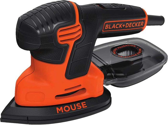 Tooled Up | Black and Decker Black and Decker KA2500K Compact Mouse Detail Sander Kit 240v Black and Decker Black and Decker KA2500K Compact Mouse Detail Sander Kit 240v