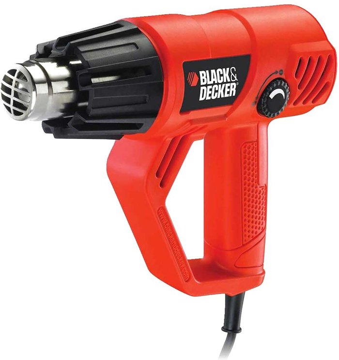 Tooled Up | Black and Decker Black and Decker KX2001K Pistol Grip DIY Hot Air Heat Gun 240v Black and Decker Black and Decker KX2001K Pistol Grip DIY Hot Air Heat Gun 240v