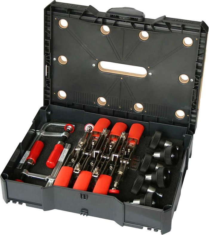 Tooled Up | Bessey Bessey STC-S-MFT 14 Piece Clamp Set in Worktop Systainer Case Bessey Bessey STC-S-MFT 14 Piece Clamp Set in Worktop Systainer Case
